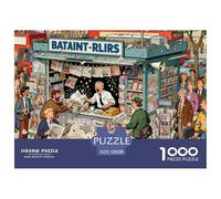 Notiziario Quotidiano Mattutino Panico Puzzle in Legno Impermeabile Puzzles Da 1000 Pezzi Regali Per Adulti Impossibili Giochi Di Impegnativi