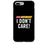 Notizie divertenti Flash Non mi interessa notizie Bollettino Umorismo dei media Custodia per iPhone 7 Plus/8 Plus