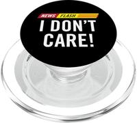 Notizie divertenti Flash Non mi interessa notizie Bollettino Umorismo dei media PopSockets PopGrip per MagSafe