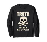 Notizie False Anti-Sveglio politicamente scorrette Conservatore Divertente Maglia a Manica