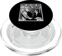 Notizie settimanali dal mondo - Copertina di Alien for President PopSockets PopGrip per MagSafe