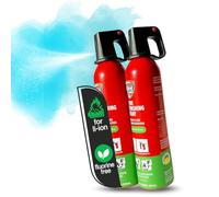 notlok Safety Work 2x Estintore per incendi elettrici + A F | Estintore per Casa e Auto | Forma Spray | Mini Estintore Elettrico Portatile | Estintore Batterie Litio + Auto Elettrica | 1 pezzo, 750 ml