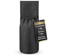 notlok Safety Work - Borsa per estintore da 1kg con Fissaggio a Strappo - Supporto estintore per Auto, Veicoli, Camper & Caravan, Nero