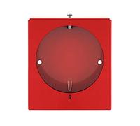 notlok Safety Work cassetta per chiavi di emergenza in lamiera d'acciaio di 1 mm di spessore, H98 x L90 x P21 mm, lastra di vetro davanti, chiusura a vite, montaggio a parete