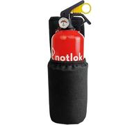 notlok Safety Work Estintore a Polvere 1kg ABC + E <1000V, Supporto auto
