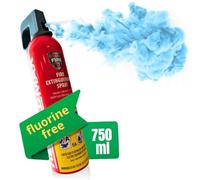 notlok Safety Work - Mini Estintore Casa 750g con Schiuma Senza Fluoro Sicura sulla Pelle | A, F, E fino a 1000V | Estintori per Casa Vacanze, Estintore Auto, Barca e Appartamento | Ideale per B&b