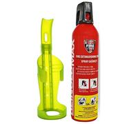 notlok Safety Work - Mini Estintore Casa 750g con Schiuma Senza Fluoro + Supporto da Parete | A, F, E fino a 1000V | Estintori per Casa Vacanze, Estintore Auto, Barca e Appartamento & B&B