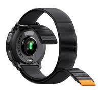 NotoCity Cinturino a strappo compatibile con Instinct 3-50mm,26mm,Nero | Durevole, materiale in nylon, traspirante, comodo da indossare, facile da regolare nella taglia