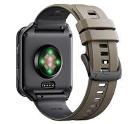 NotoCity Cinturino in Silicone Bicolore, Compatibile con la Serie Luminox 3500, 24 mm
