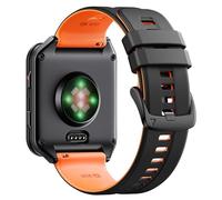 NotoCity Cinturino in Silicone Bicolore, Compatibile con la Serie Luminox 3500, 24 mm