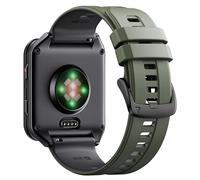 NotoCity Cinturino in Silicone Bicolore, Compatibile con la Serie Luminox 3500, 24 mm