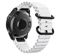 NotoCity Cinturino per Garmin Fenix 5/ Fenix 6/Fenix 7, 22mm Quick Fit Ocean Wave Suave Reperción Cinturino per Fenix 5 Plus/Fenix 6 Pro/Forerunner 935/945/955/Instinct/Instinct 2/2 Solar