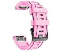 NotoCity Cinturino per Garmin Fenix 6s/Fenix 6s Pro/Fenix 5s/Fenix 5s plus/Fenix 7S/Fenix 7S Pro/Fenix 8 43mm, 20mm Cinturino di Ricambio in Silicone, Braccialetto Quick-Fit (Rose)