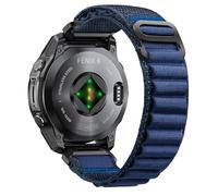 NotoCity Cinturino per Garmin Fenix 6x pro, Quickfit 26mm Cinturino per Garmin Fenix 8 51mm/7x/6x/7x pro/5x/5x plus/3/3HR, Nylon Gancio a G per Tactix 8 51mm, Enduro 2/3, Quatix 3/7x(Blu marino)