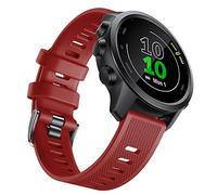 NotoCity Cinturino per Garmin Forerunner 158 Cinturino Ricambio Silicone, con Garmin Forerunner 245/645 Garmin Vivoactive 3 Bracciale, Rosso