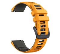 NotoCity Cinturino per Garmin Forerunner 55/245/165, 20mm Cinturino per Vivoactive 5/3/6, Venu SQ/2 Plus, Sportivo in Silicone per Garmin Vivomove 3/HR/Luxe/Style(Citrus/Grigio Grafite)