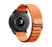 NotoCity Cinturino per Garmin Instinct 2X/2X Solar 50mm, 26mm Cinturino per Garmin Instinct 3 Solar/AMOLED 50mm, Nylon per Instinct 2X/3 Solar Tactial 50 mm Gancio a G Regolabile(Arancione)