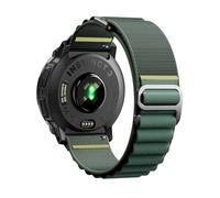 NotoCity Cinturino per Garmin Instinct/Instinct 2/3 Solar 45mm, 22mm Nylon Cinturino per Garmin Instinct Tactical/Crossover/2 Camo/3 AMOLED/Solar Tactical/E 45mm, Gancio a G Regolabile(Verde scuro)