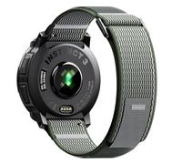 NotoCity Cinturino per Garmin Instinct/Instinct 2/Instinct 3 Solar 45mm, 22mm Sportivo in Nylon Cinturino per Garmin Instinct Tactical/Crossover/2 Camo/3 AMOLED/Solar Tactical/E 45mm(Verde Militare)