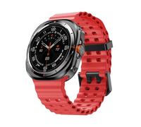 NotoCity Compatibile con Samsung Galaxy Watch Ultra Cinturino, Cinturino in Silicone Morbido da 47 mm per Samsung Galaxy Watch Ultra(Rosso)