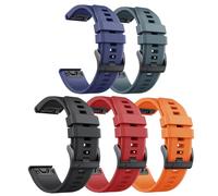 NotoCity Fenix 5 - Cinturino anti-sudore con strisce a regolazione rapida, larghezza 22 mm, compatibile con Garmin Fenix 5/Fenix 5 Plus/Forerunner 935/Approach S60/Quatix 5/Fenix 6/Fenix 6 Pro