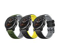 NotoCity Sostituzione Cinturino Compatibile con Garmin Fenix 7 Cinghia, 22mm Quickfit, Due Colori, 3PC