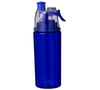 noTrash2003 Borraccia da 600 ml, con nebulizzatore, nebulizzatore, per esterni, idratazione, ciclismo, arrampicata, trekking, alpinismo, palestra, spiaggia in 3 colori (blu)