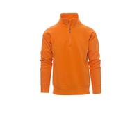 noTrash2003 Half Zip Sweatshirt - Felpa da lavoro compatibile con Payper Miami, per ufficio, lavoro e tempo libero, tessuto elasticizzato a costine su maniche e vita, 300g/mq, 70% cotone, dalla XS
