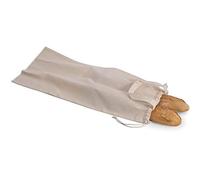 noTrash2003 - Sacchetti per pane in cotone biologico per baguette o pane con manici e chiusura a cordoncino per apertura e chiusura (3 pezzi)