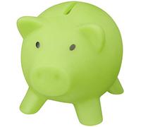 noTrash2003 salvadanaio Decorazione Maialino Piggy Miss Verch. Colori (Lime)