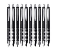 noTrash2003 Set di 10 penne a sfera con impugnatura scintillante, diversi colori a scelta