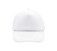 noTrash2003 Trucker Mesh Baseball Cap Truckerhat Unisex Taglia unica e modelli per bambini Basecap Cappello da baseball oltre 40 colori Tinta unita Bicolore Poliestere Cotone, bianco, Taglia unica