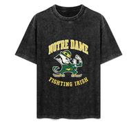 Notre Dame Fighting Irish Mens T-Shirt Black Unisex Top Tee L