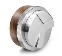 NOTSEK Distributore di caffè 51 mm, distributore espresso in noce per portafiltro da 51 mm, livellatore per espresso regolabile in altezza per accessori da barista, NS-WCD-51