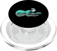 Notte Chitarra Elettrica Riflessioni Amante Della Chitarra PopSockets PopGrip per MagSafe