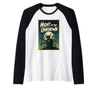 Notte del Mostro lunare sconosciuto Maglia con Maniche Raglan