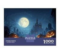 Notte di Luna Piena Jigsaw 1000Pcs Nuit de Pleine Lune Adulti E Bambini Gioco Familiare Regalo Per Amore Amico 70x50cm/1000pcs