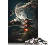 Notte Giapponese 01 Puzzle per Adulti 1000 Puzzle Insoliti e Sfidanti per Bambini dai 12 Anni in su 1000 Pezzi (75x50cm)