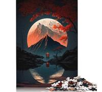 Notte giapponese 05 Puzzle da 1500 pezzi per adulti Puzzle impegnativi e stimolanti per bambini adulti 1500 pezzi (85x57 cm)