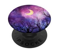 Notte Luna Lunare Cielo Spazio Stelle Universo Galassia PopSockets PopGrip Adesivo
