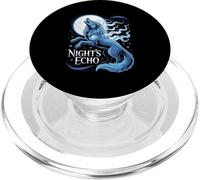 Notte Lupi Ululato Luna Night's Echo PopSockets PopGrip per MagSafe