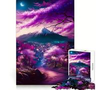 Notte nell'adolescente giapponese - Puzzle da 1000 pezzi - Gioco di logica e antistress - Taglio preciso - Regalo di compleanno (38x26cm)