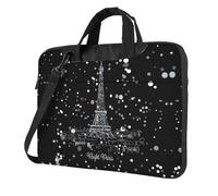Notte Parigi Torre Eiffel Stampa Borsa Protettiva Per Laptop Versatile Borse Computer Caso Morbido Donne Uomini