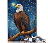 Notte stellata dell'aquila, puzzle da 1000 pezzi per bambini dai 18 anni in su - attività per famiglie, puzzle, giochi educativi, difficile e stimolante (38 x 26 cm)