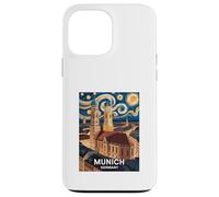 Notte stellata di Monaco Custodia per iPhone 13 Pro Max