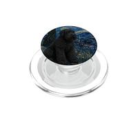 Notte stellata di Van Gogh con Terrier russo nero PopSockets PopGrip per MagSafe