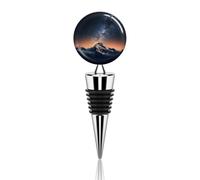 Notte stellata Le montagne tappi per vino decorativi a prova di perdite tappi per bottiglie di vino riutilizzabili eleganti tappi per vino tappi per vino per regali, bar, feste di vacanza, matrimoni