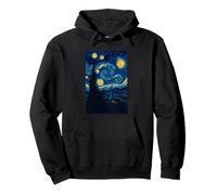 Notte stellata Pittura 8 Bit Pixel Art Ragazzi Ragazze Bambini Felpa con Cappuccio