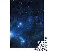 Notte stellata Puzzle Da Tavolo 1000 Pezzi Stile cosmico Superiore Qualità Per Regalo Per Lei Pezzi Robusti Distrazione Mentale 38x26cm/1000pcs