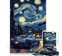 Notte stellata R Puzzle da 1000 pezzi per ragazzi Gioco di logica Puzzle da costruire insieme Divertimento Taglio di precisione Regalo elegante 38x52cm